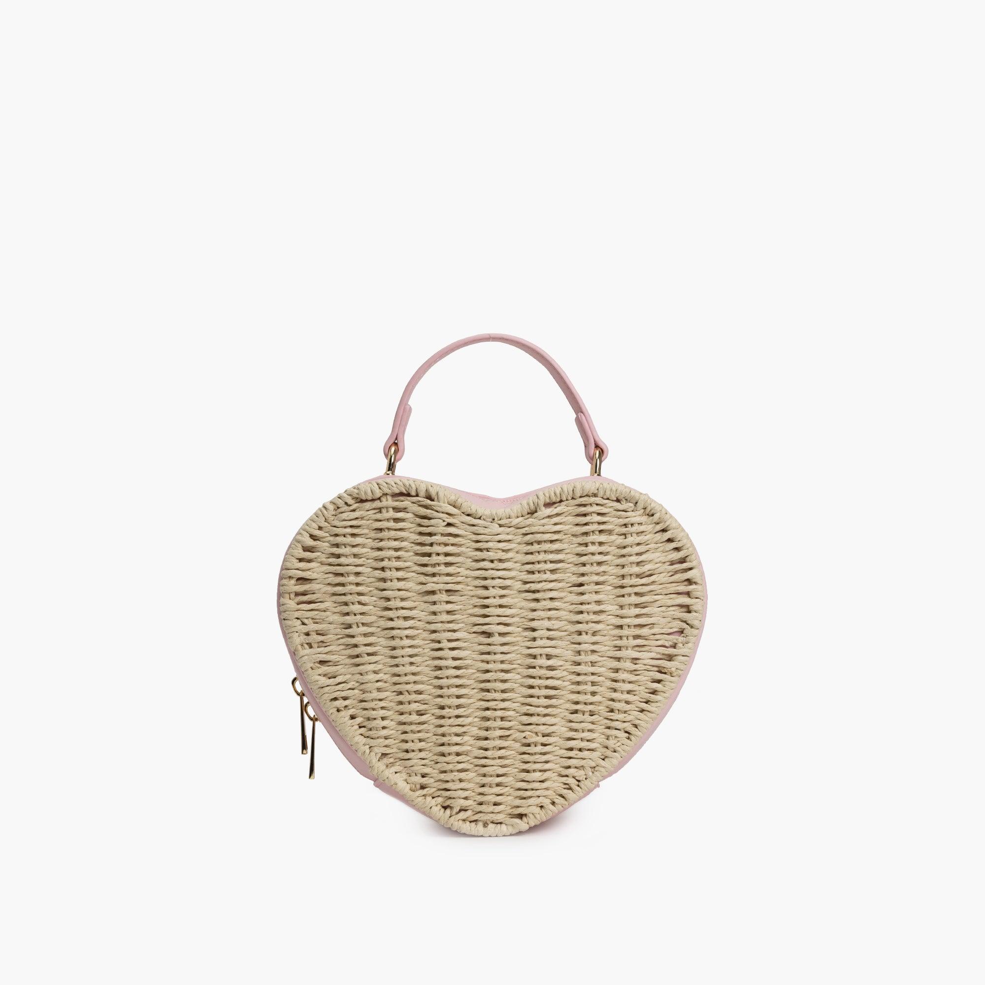 Sundrop Heart Straw Crossbody