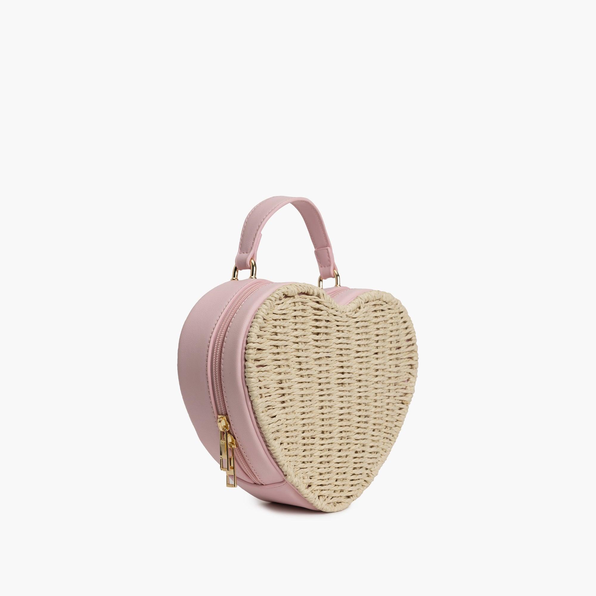 Sundrop Heart Straw Crossbody