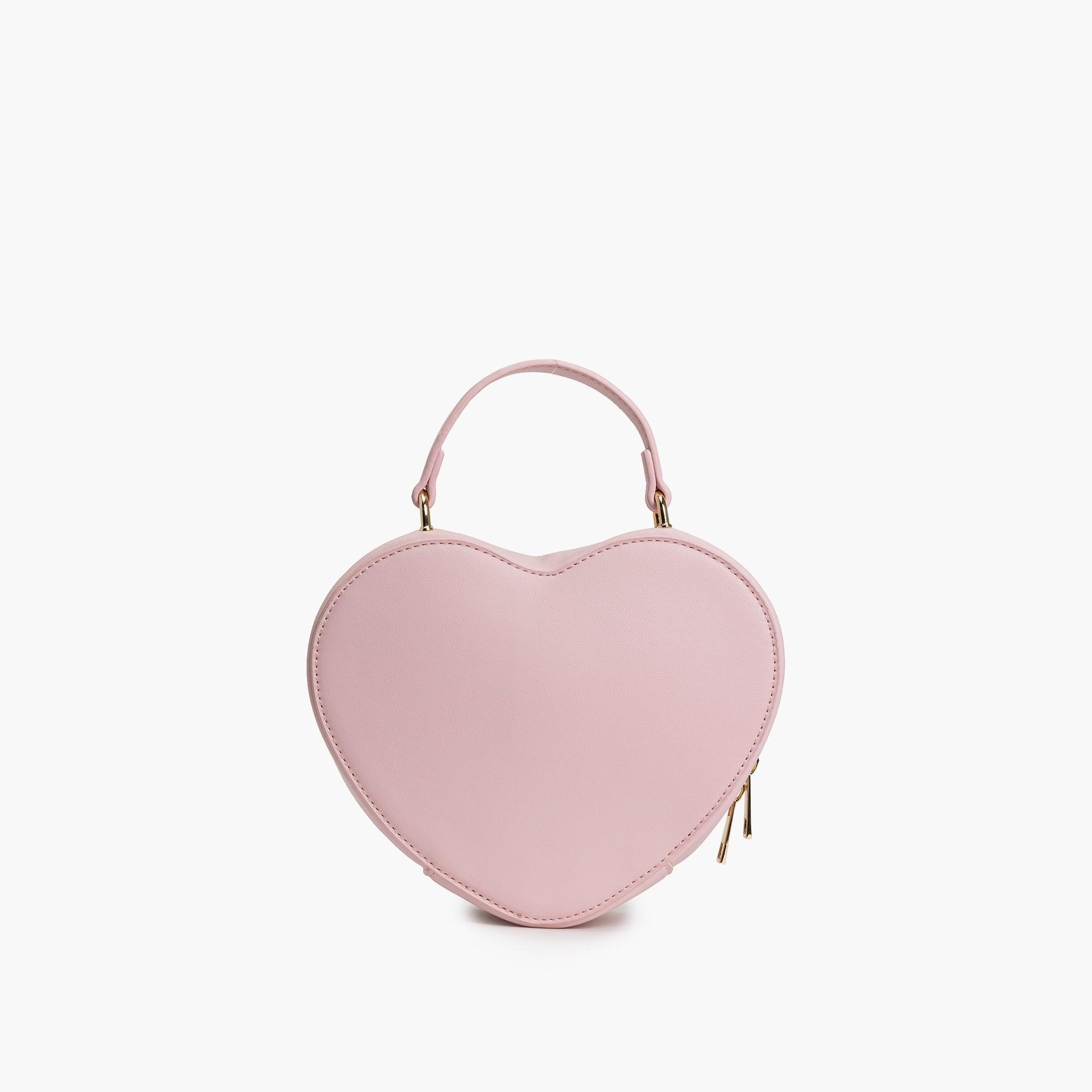 Like Dreams Sundrop Heart Straw Crossbody - Pink