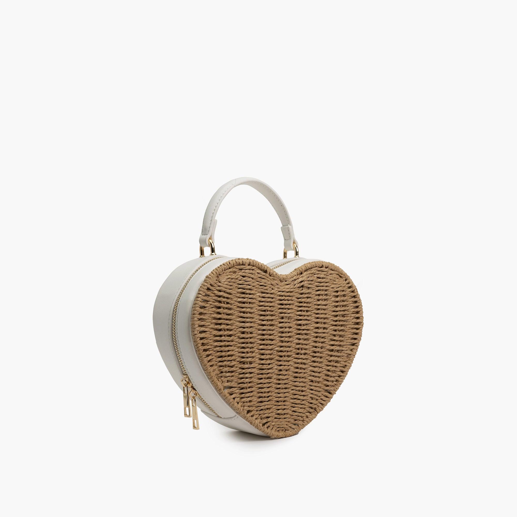 Sundrop Heart Straw Crossbody