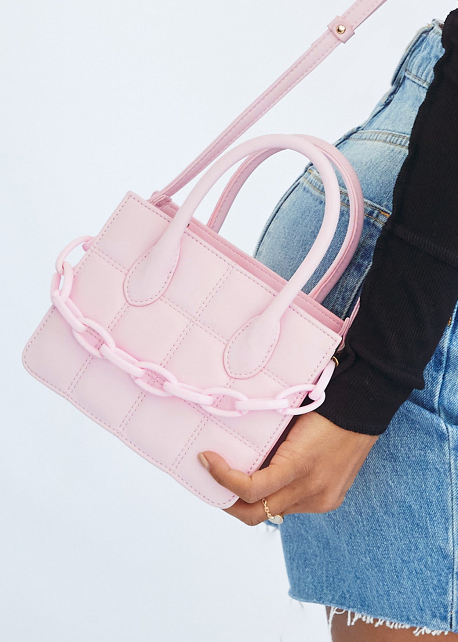 Kylie Mini Quilted Crossbody Purse Bag