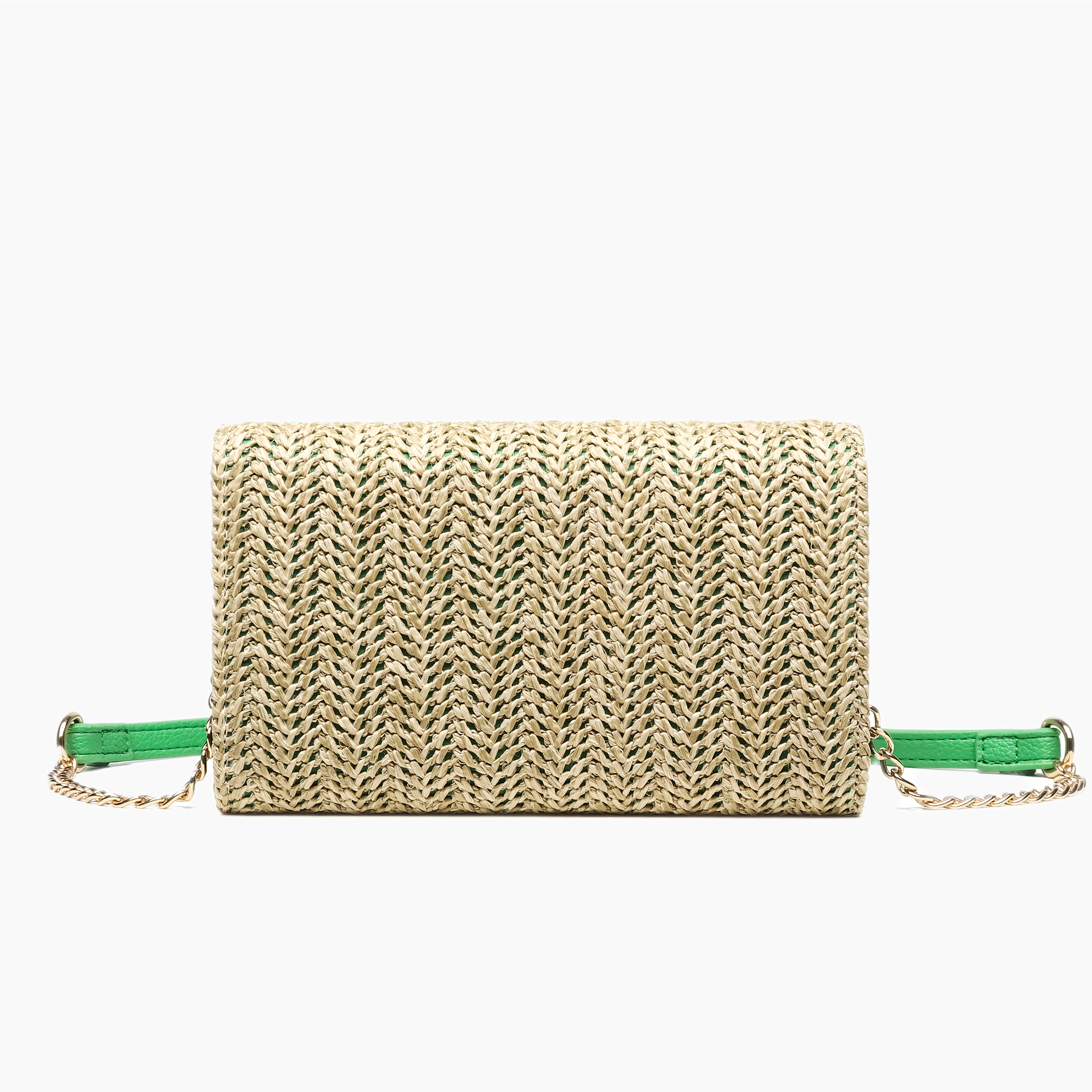 Bonnie Straw Wallet Bowtie Crossbody Bag