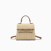 Neo Pastel Straw Crossbody Bag