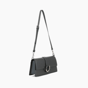 Georgie East West Buckle Shoulder Bag