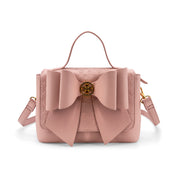 Crossi Bow Embossed Small Crossbody Bag