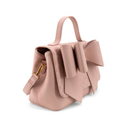 Crossi Bow Embossed Small Crossbody Bag
