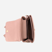 Crossi Bow Embossed Small Crossbody Bag