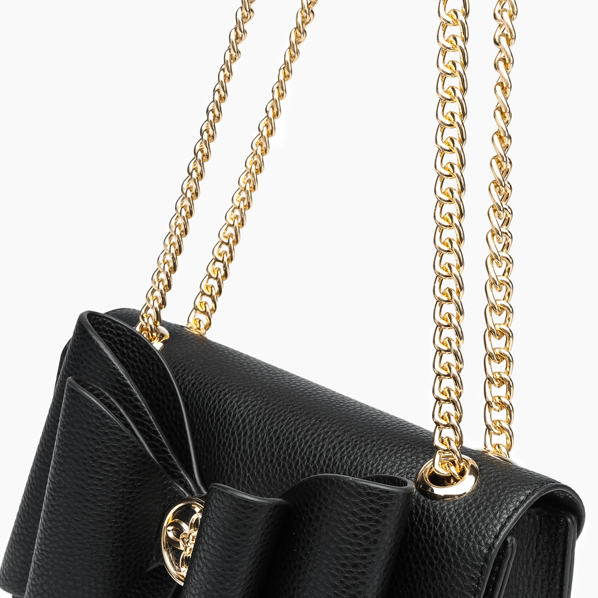 Petal Bow Dual Vegan Crossbody Bag