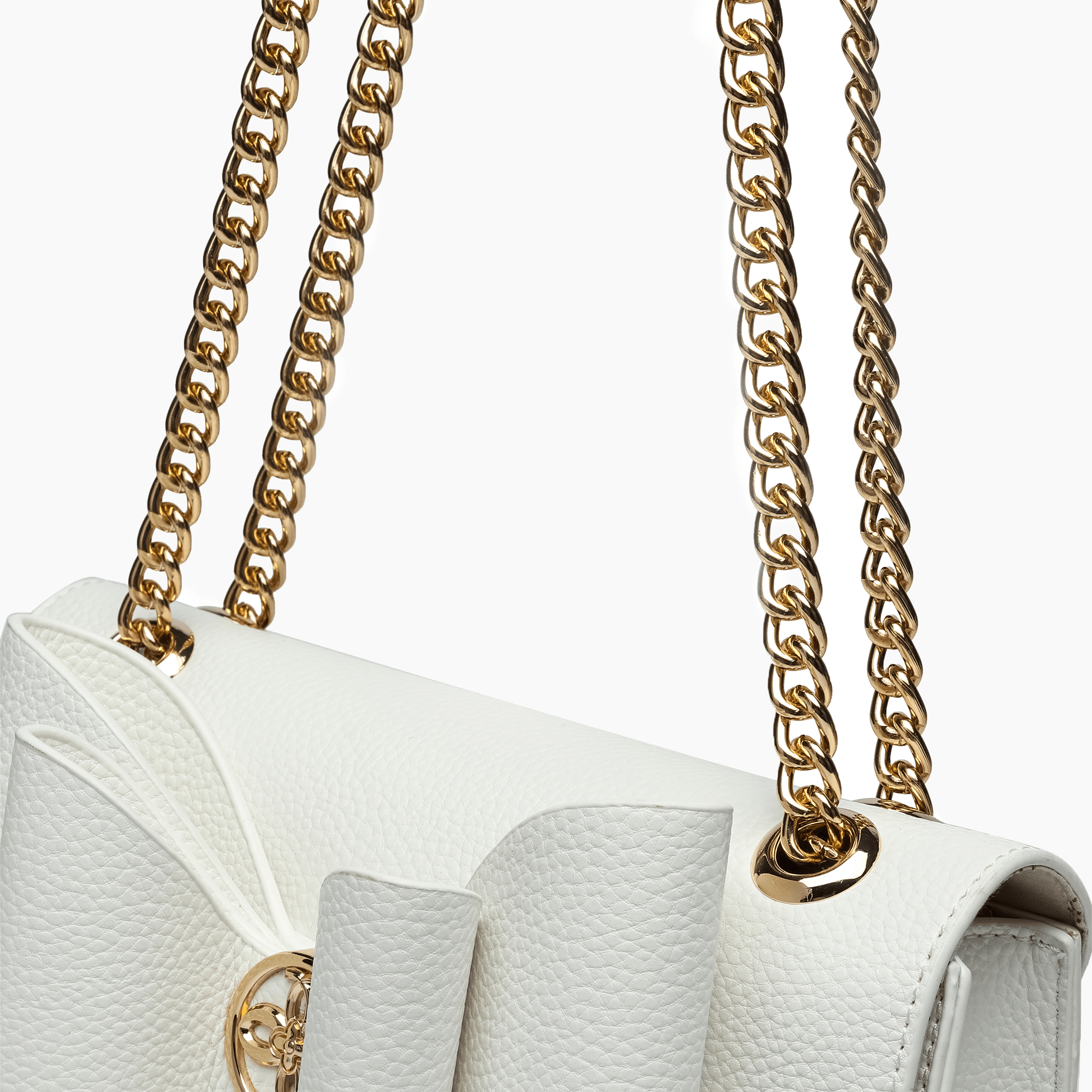 Petal Bow Dual Vegan Crossbody Bag