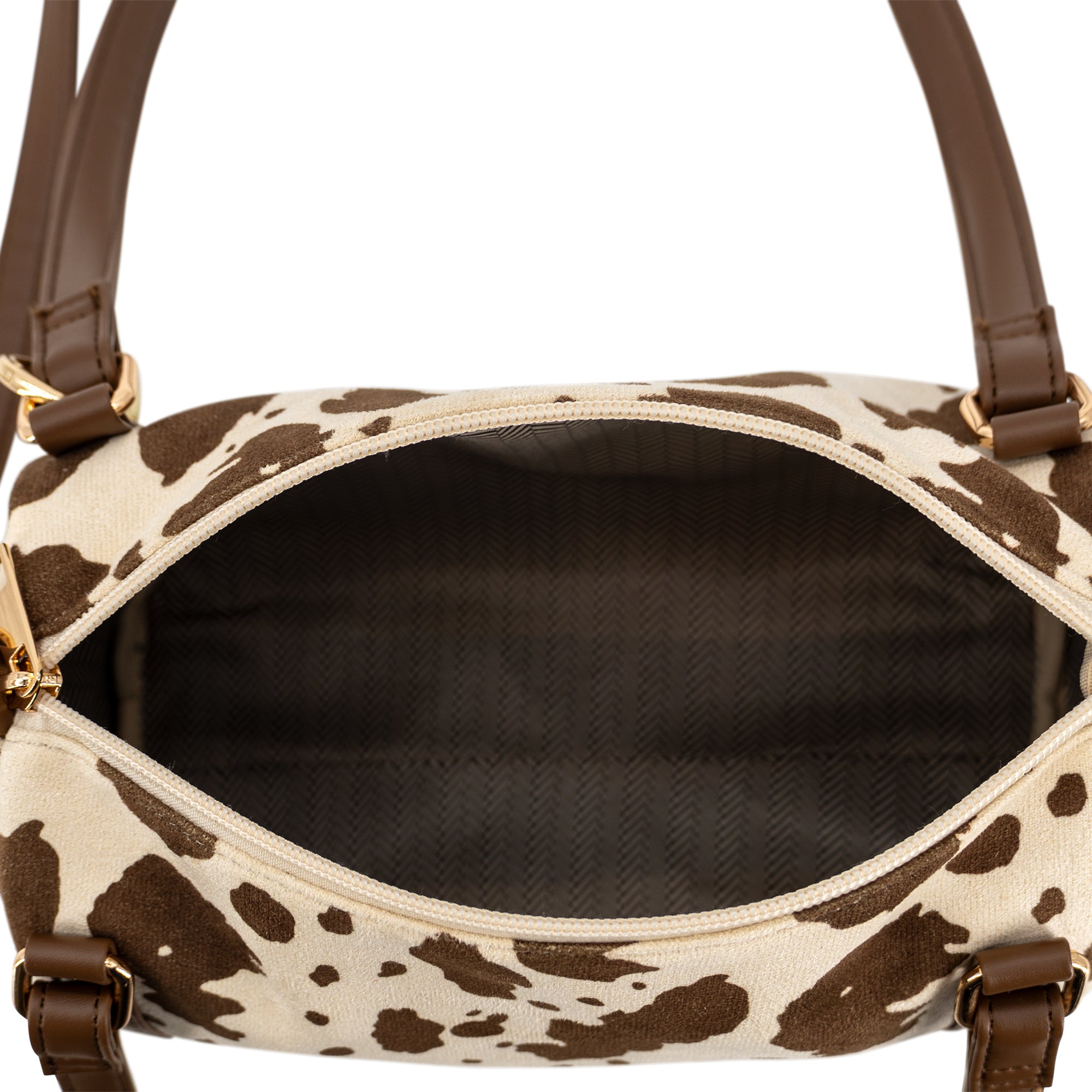 Soe Cow Print Crossbody Bag