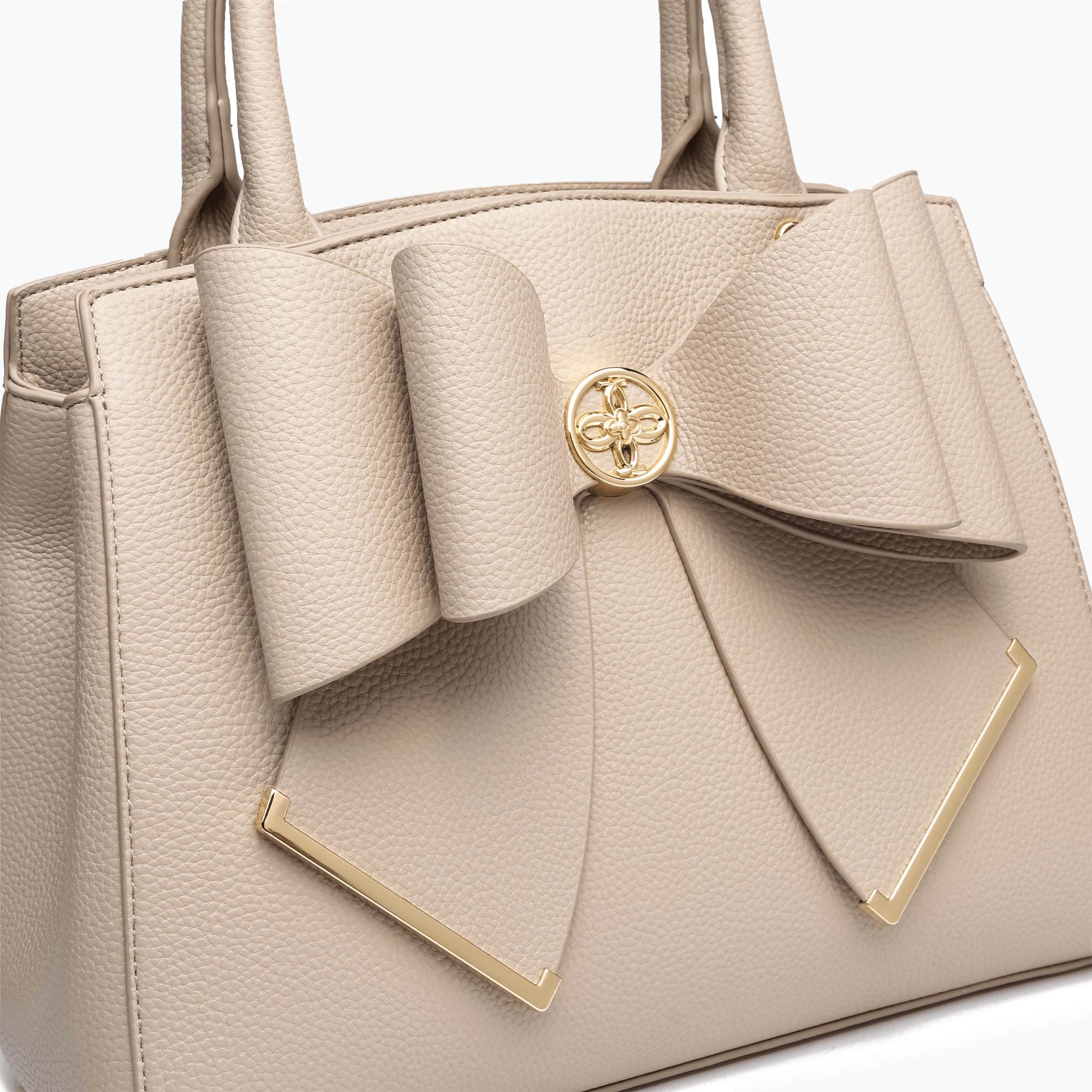 Poppy Bowtie Top Handle Satchel Bag