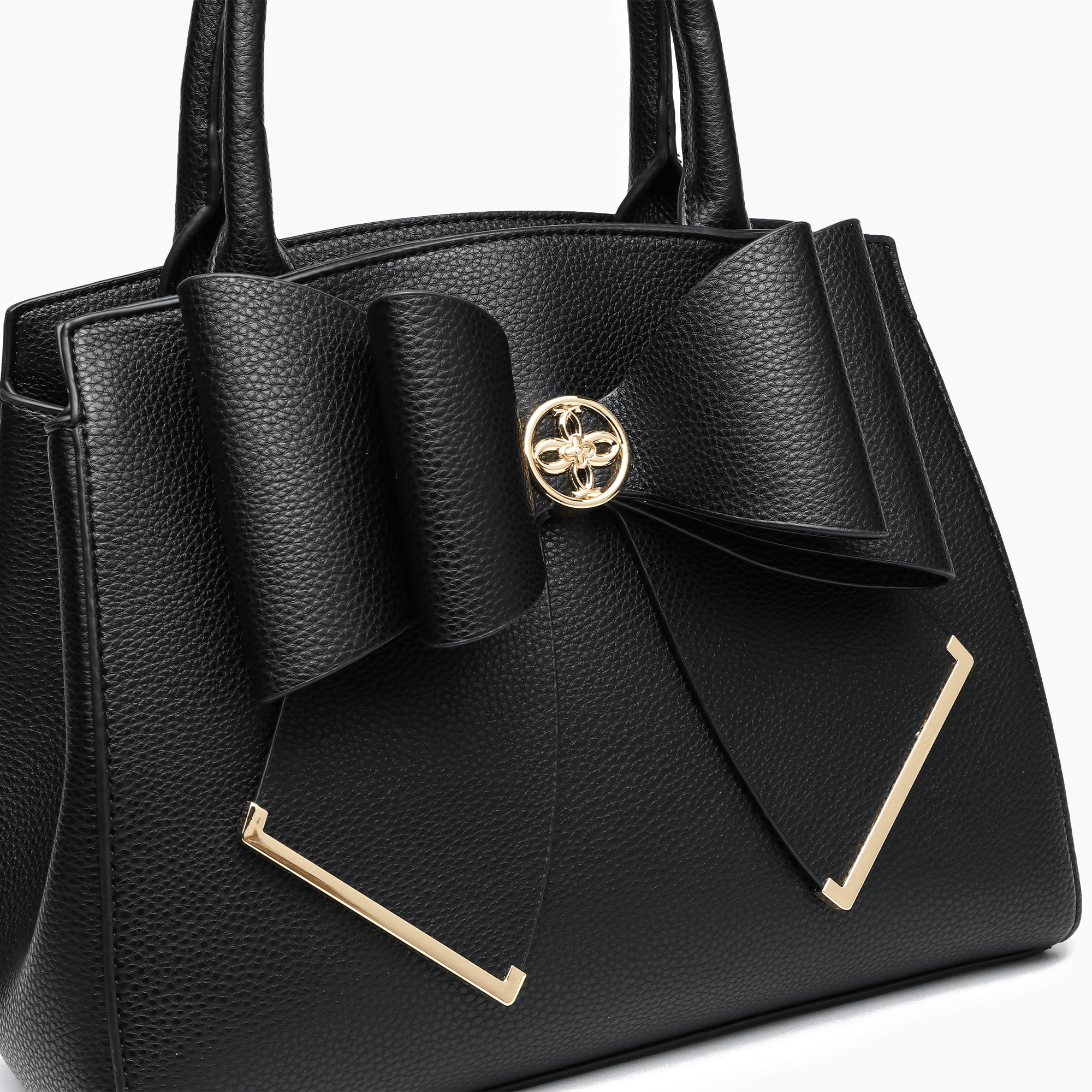 Poppy Bowtie Top Handle Satchel Bag
