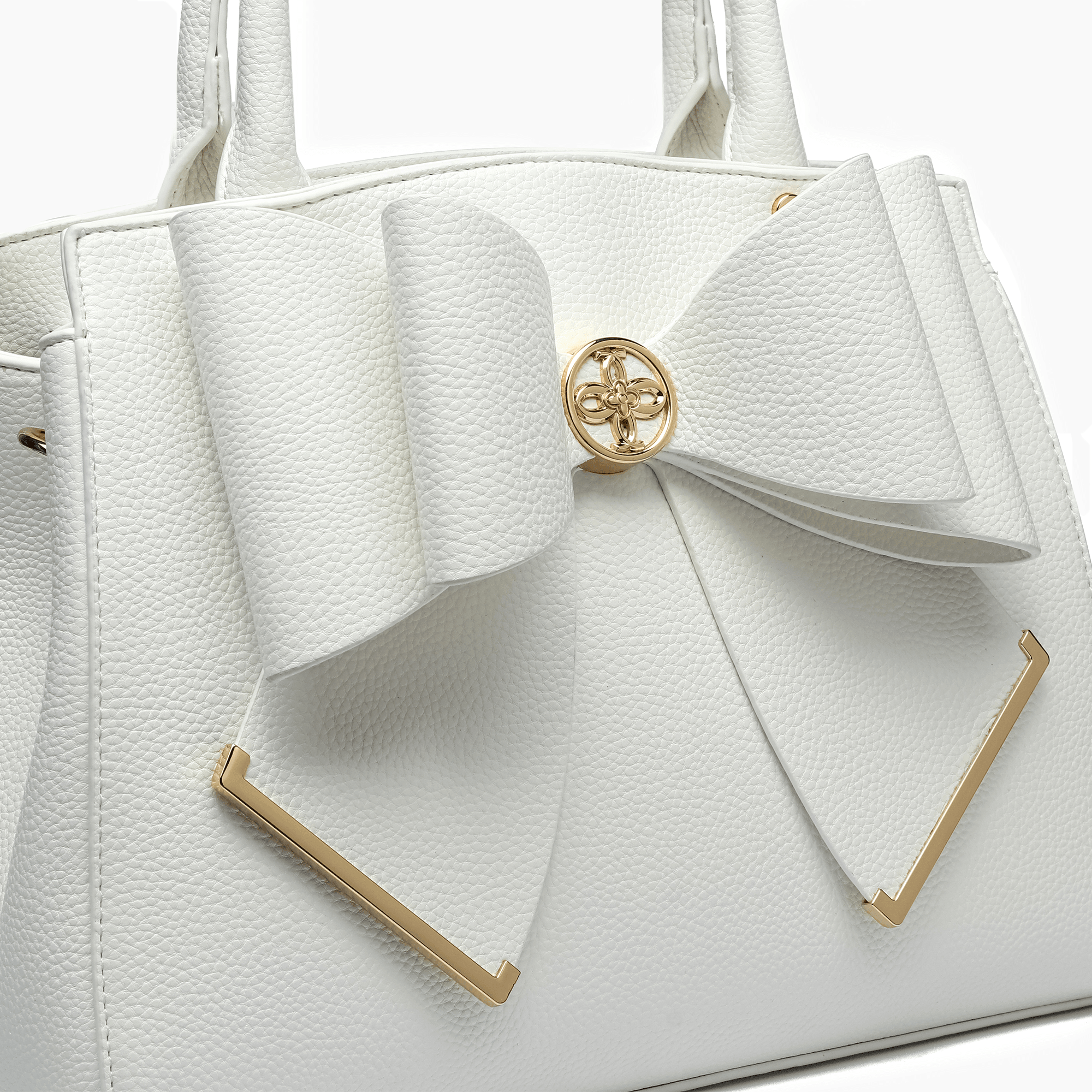 Poppy Bowtie Top Handle Satchel Bag