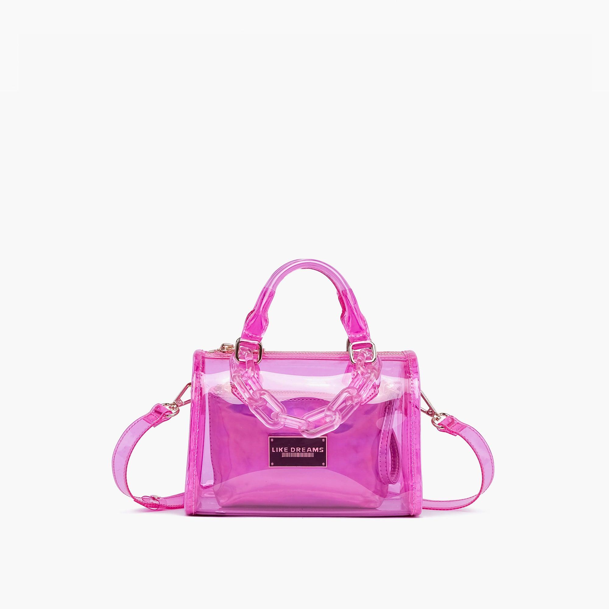 Return to Tiffany Mini Tote Bag in Crystal Pink Leather