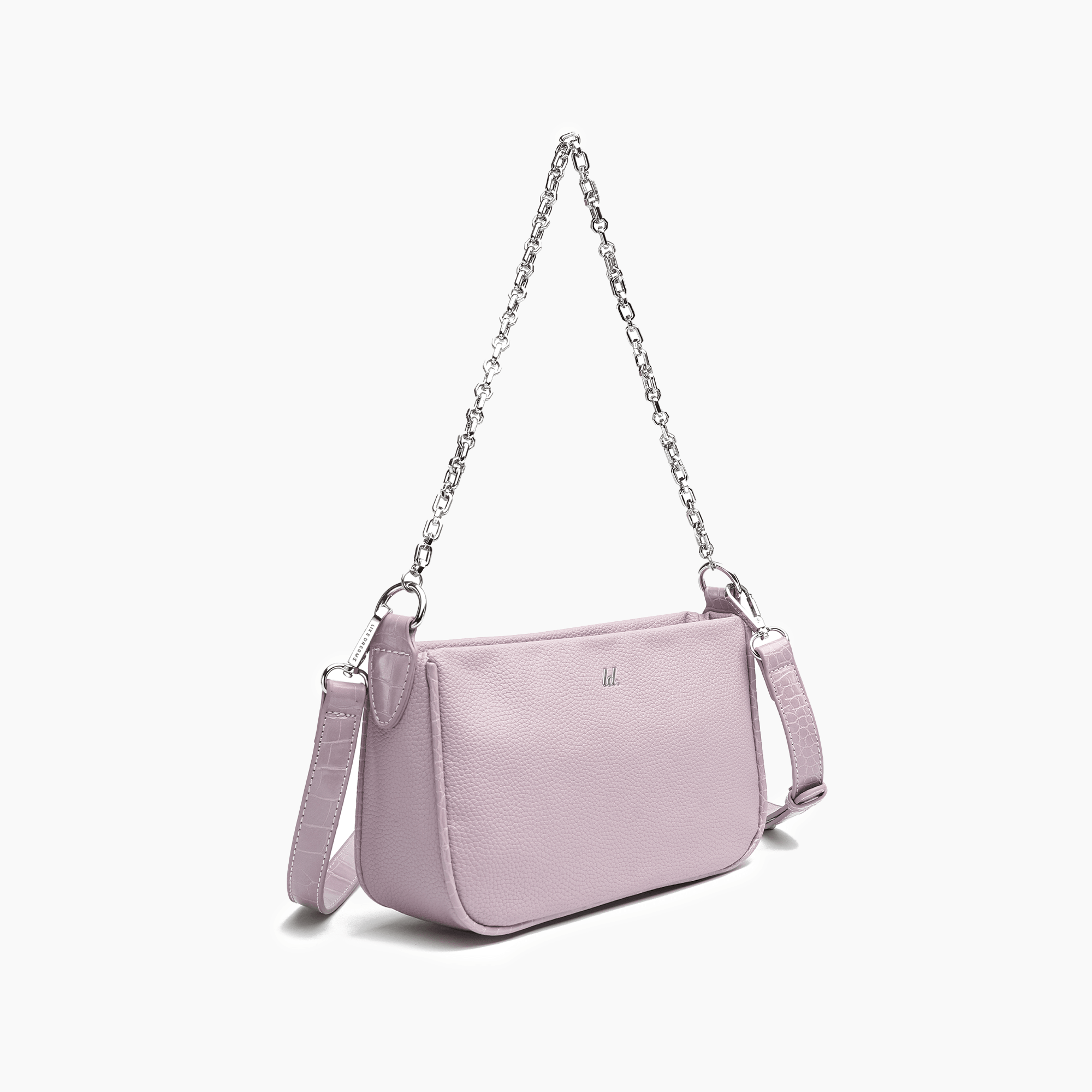 Like Dreams Jolie Pebble Convertible Crossbody Bag Lilac