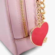 Heart Keychain Crossbody Bag