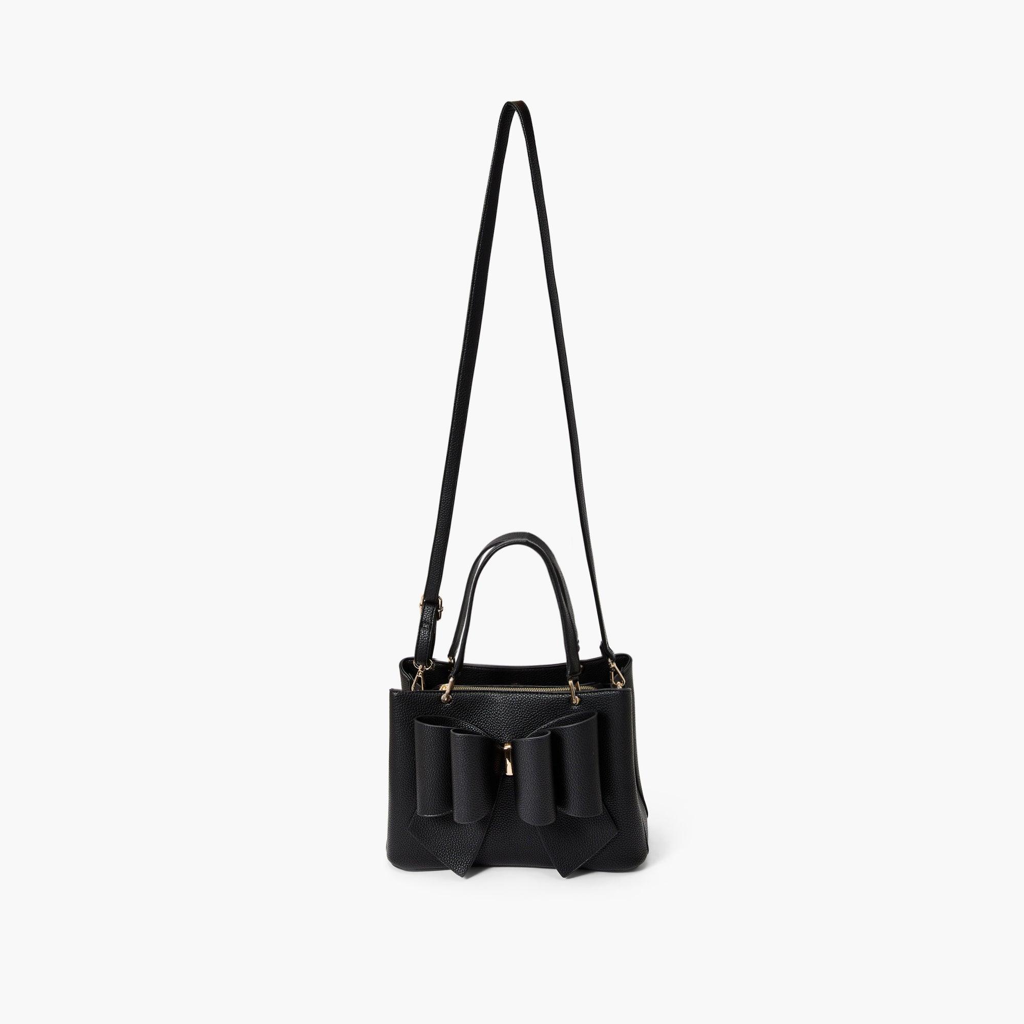 Jenna Bow Vegan Satchel Crossbody Bag