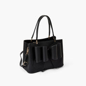 Jenna Bow Vegan Satchel Crossbody Bag