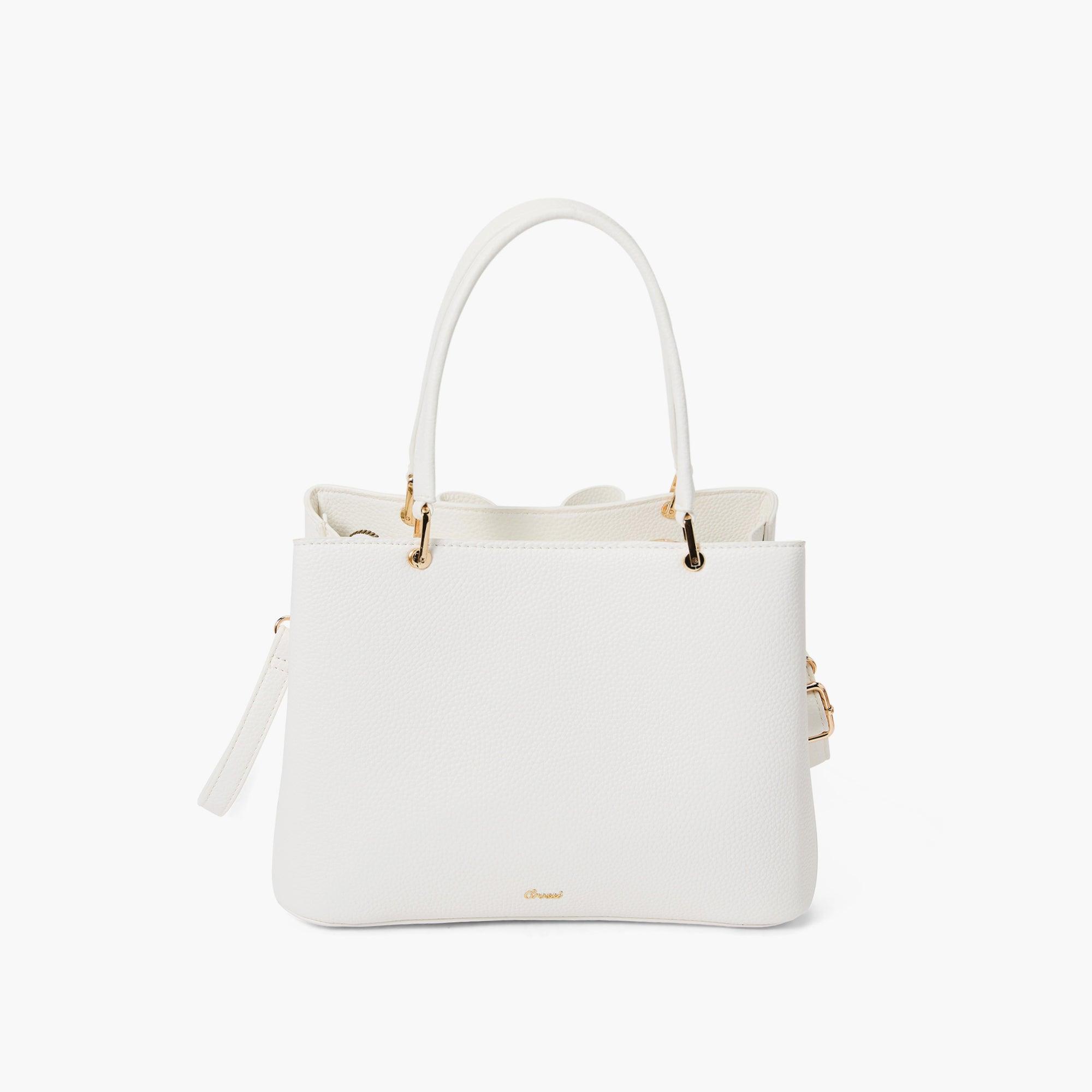 Jenna Bow Vegan Satchel Crossbody Bag