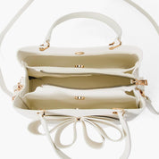 Jenna Bow Vegan Satchel Crossbody Bag