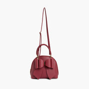 Bea Braided Bow Vegan Top Handle Crossbody Bag
