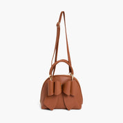 Bea Braided Bow Vegan Top Handle Crossbody Bag