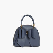 Bea Braided Bow Vegan Top Handle Crossbody Bag