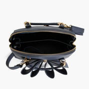 Bea Braided Bow Vegan Top Handle Crossbody Bag