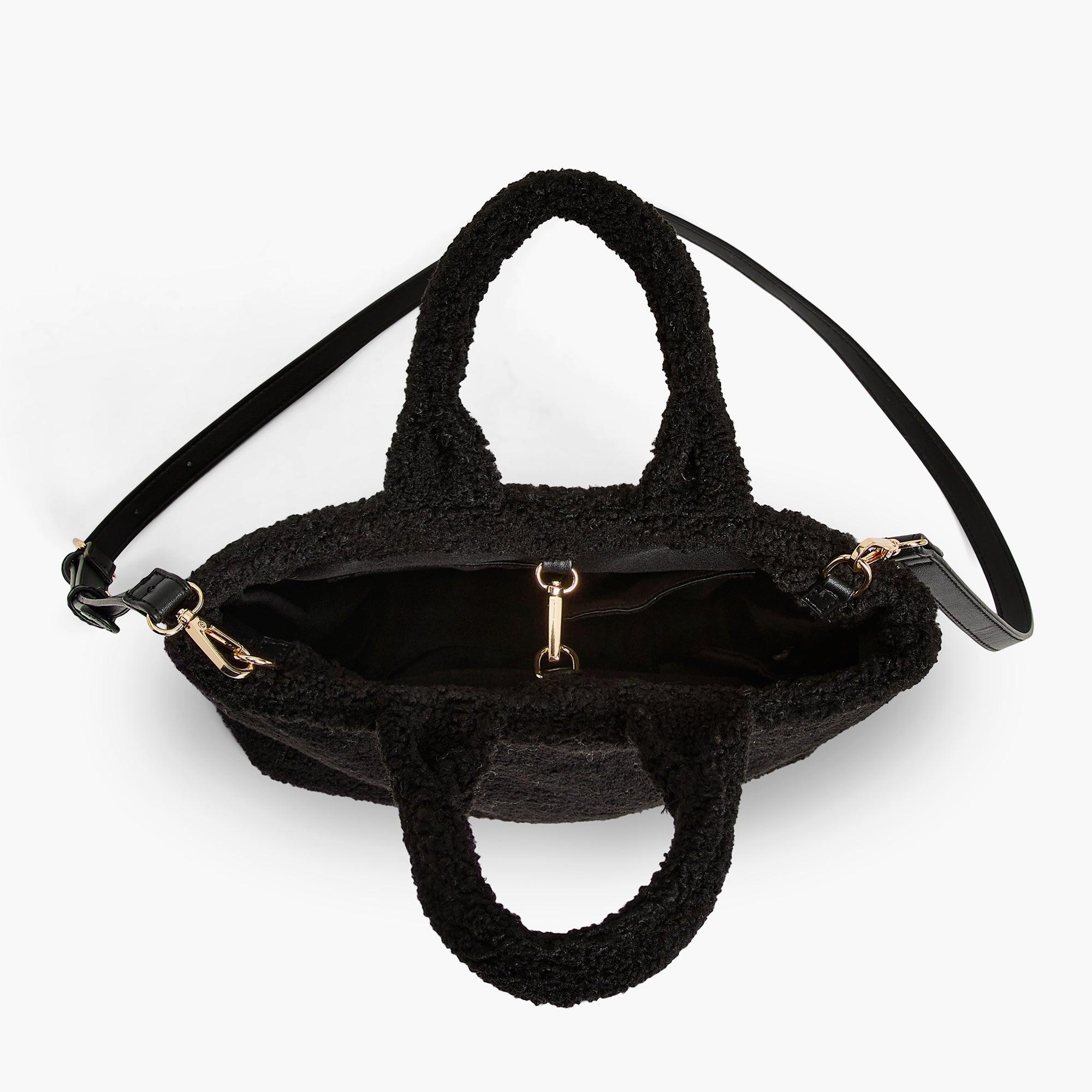 ★emis★FUR SQUARE FLAP BAG★ FUR SQUARE FLAP BAG-SKY BLUE - EMIS