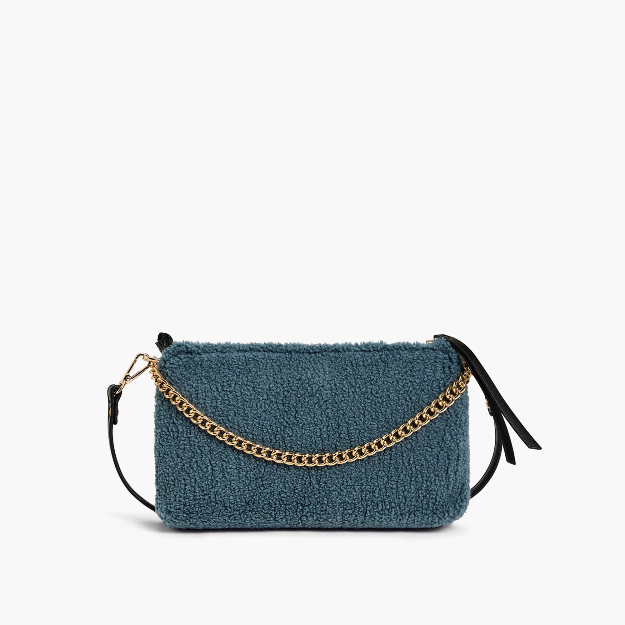 Demi Envelope Sherpa Shoulder Bag