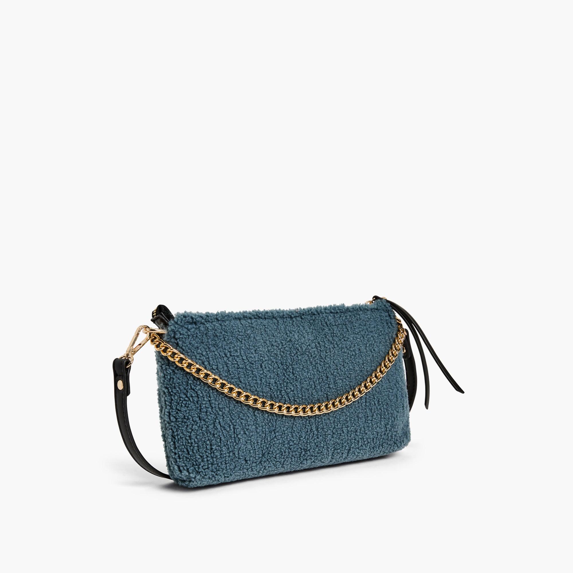 Demi Envelope Sherpa Shoulder Bag