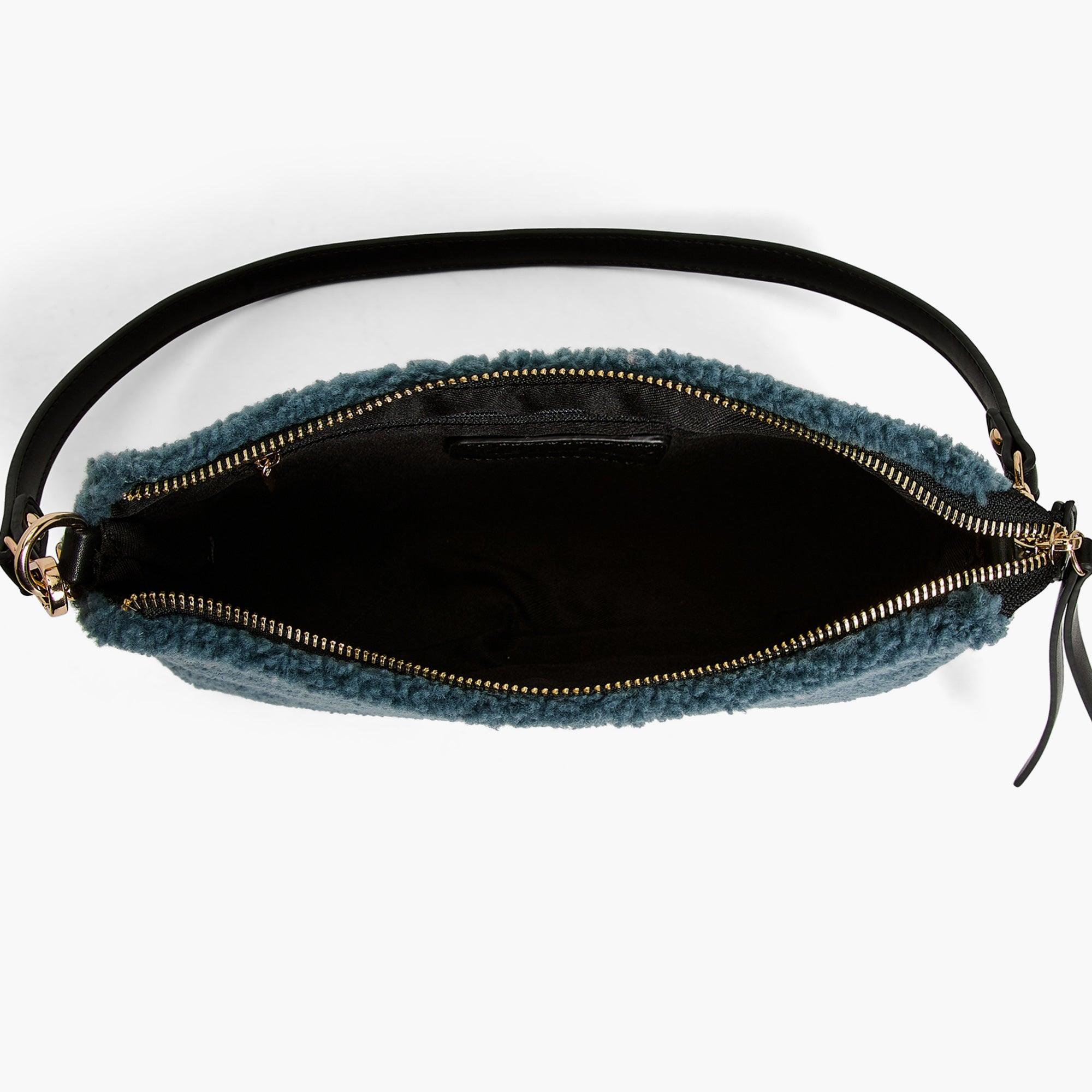 Demi Envelope Sherpa Shoulder Bag