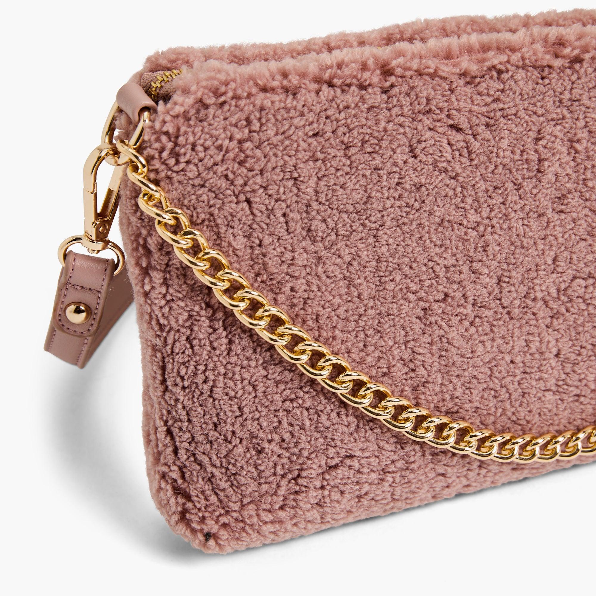 Demi Envelope Sherpa Shoulder Bag