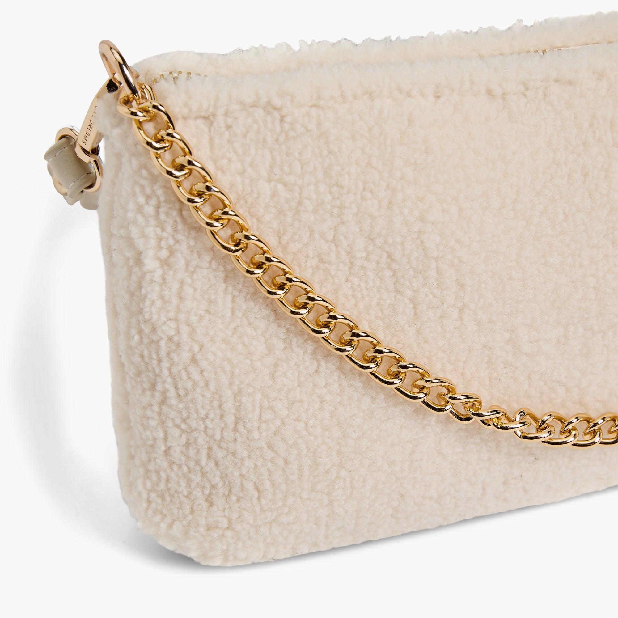 Demi Envelope Sherpa Shoulder Bag