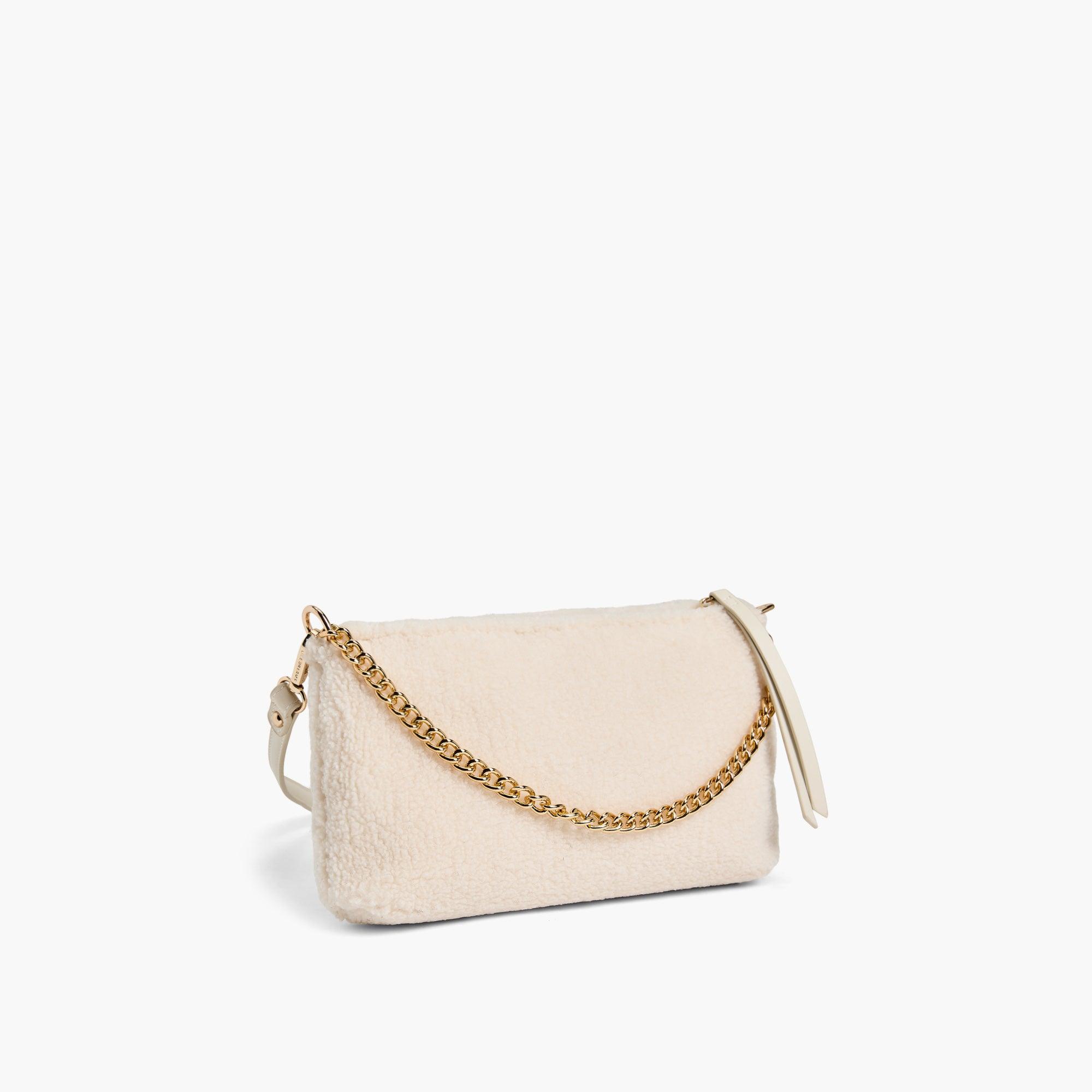 Demi Envelope Sherpa Shoulder Bag