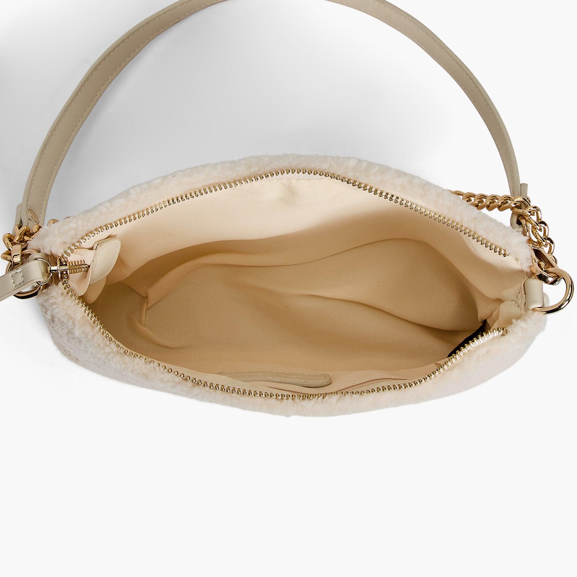 Demi Envelope Sherpa Shoulder Bag