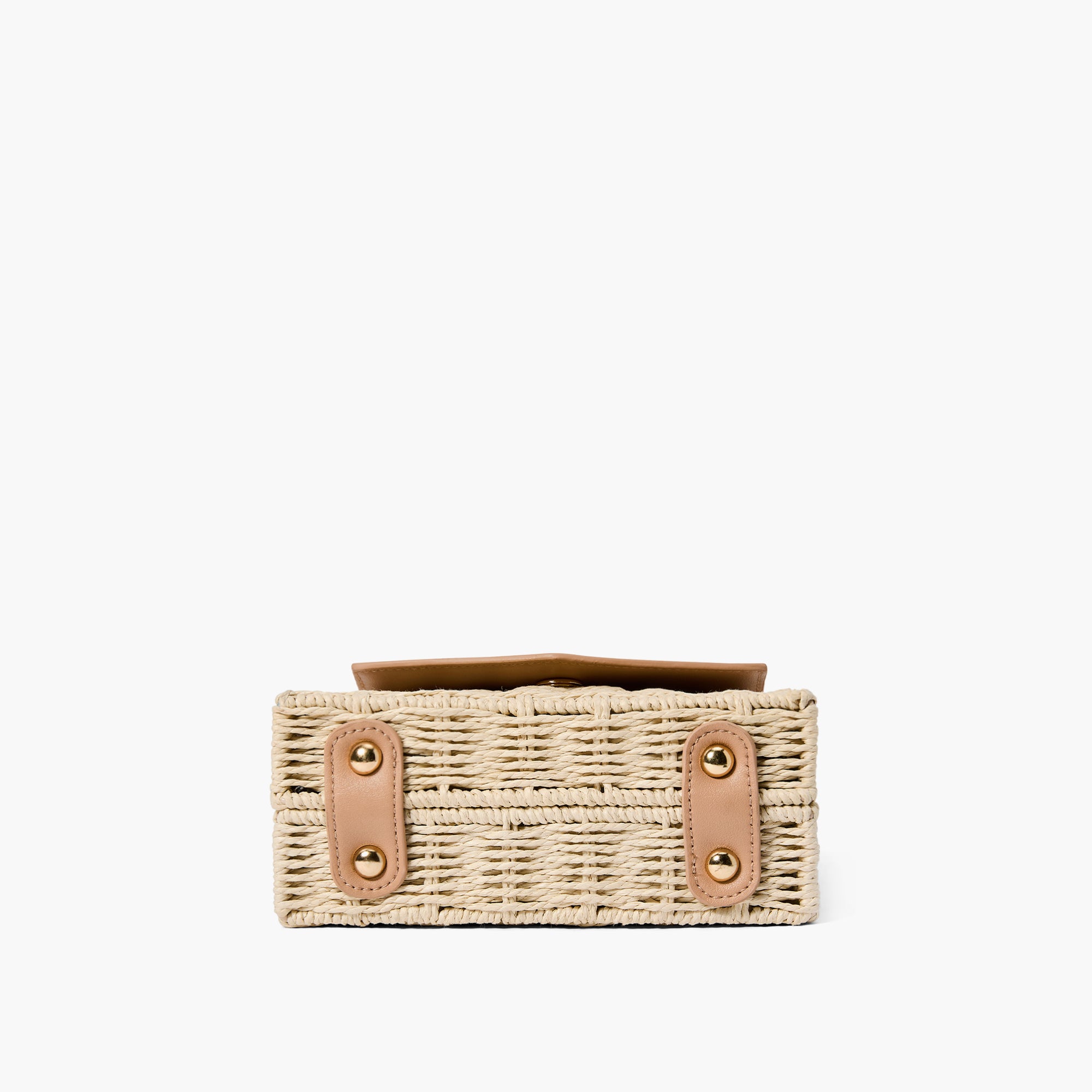 Florence Gold Chain Straw Crossbody