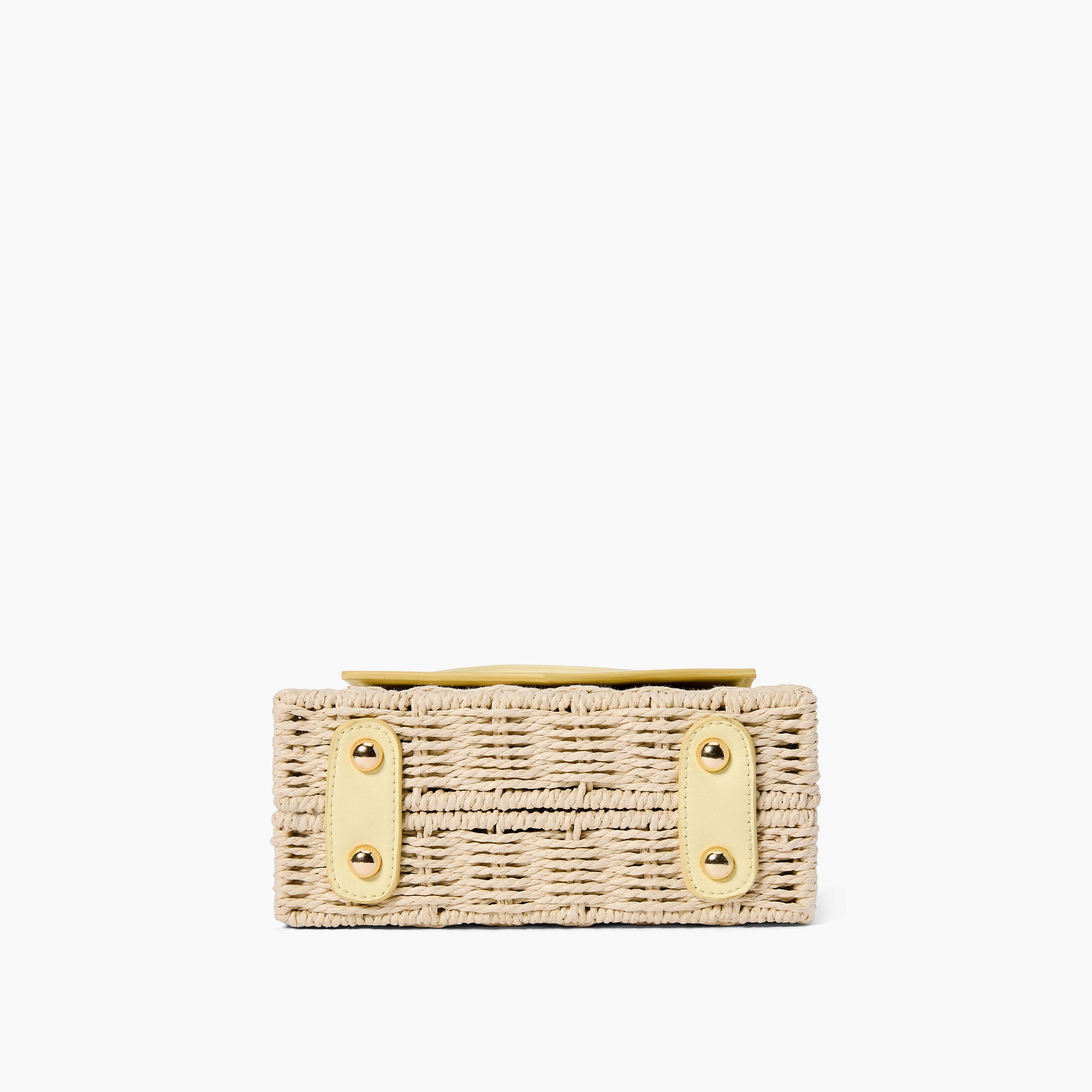 Florence Gold Chain Straw Crossbody