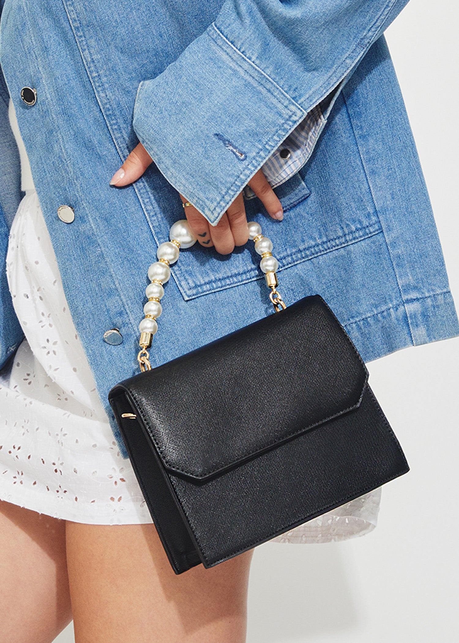 Orla Pearl Top Handle Satchel