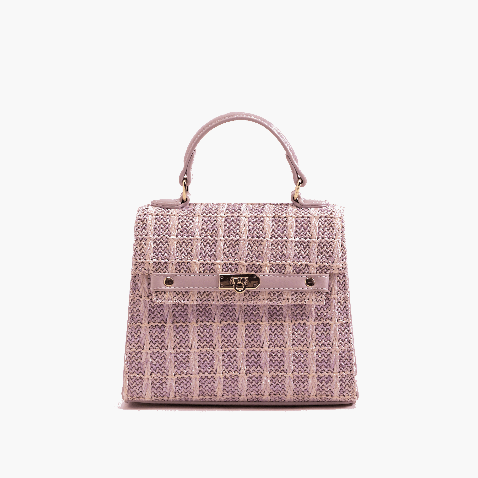 Neo Pastel Straw Crossbody