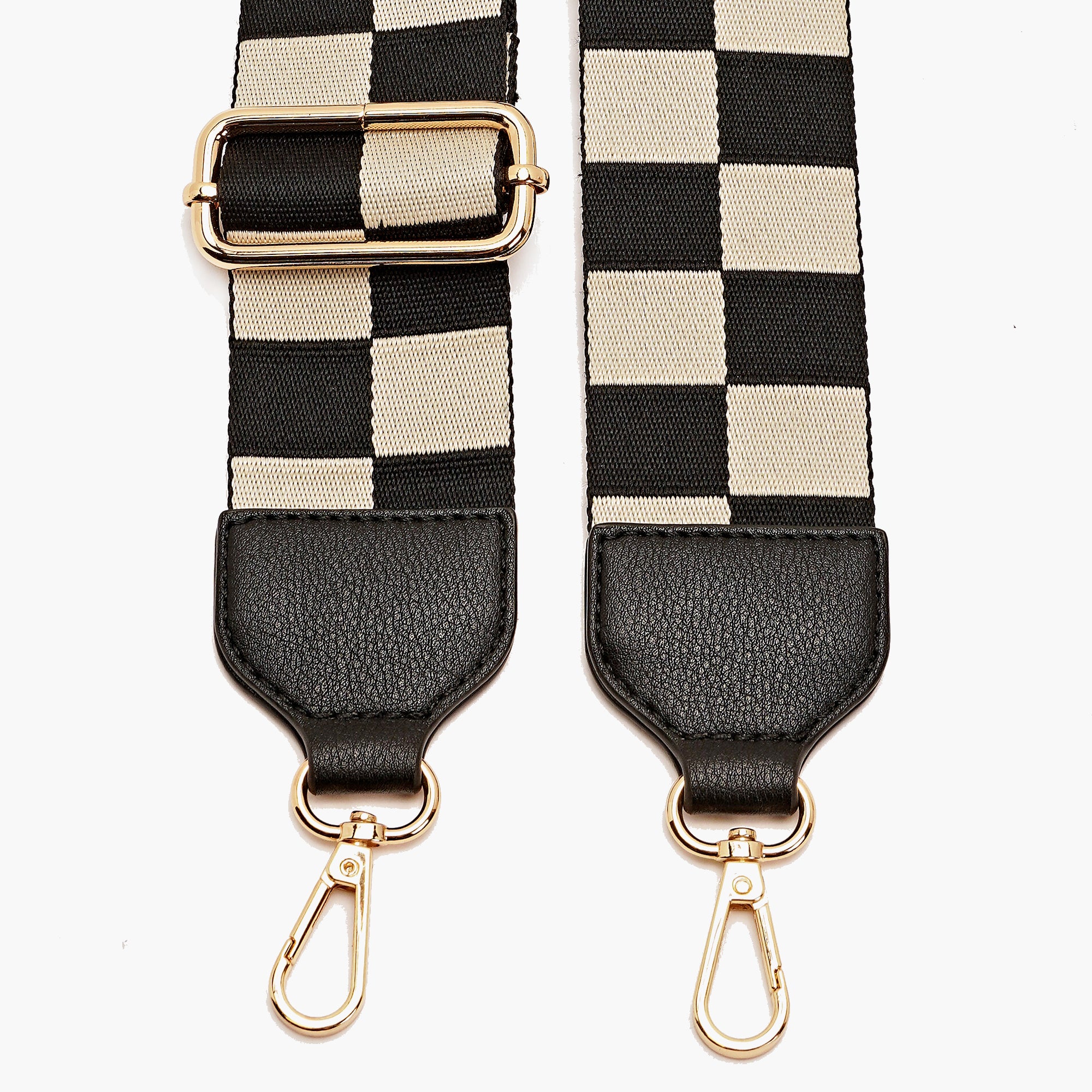 Checker Print Adjustable Strap