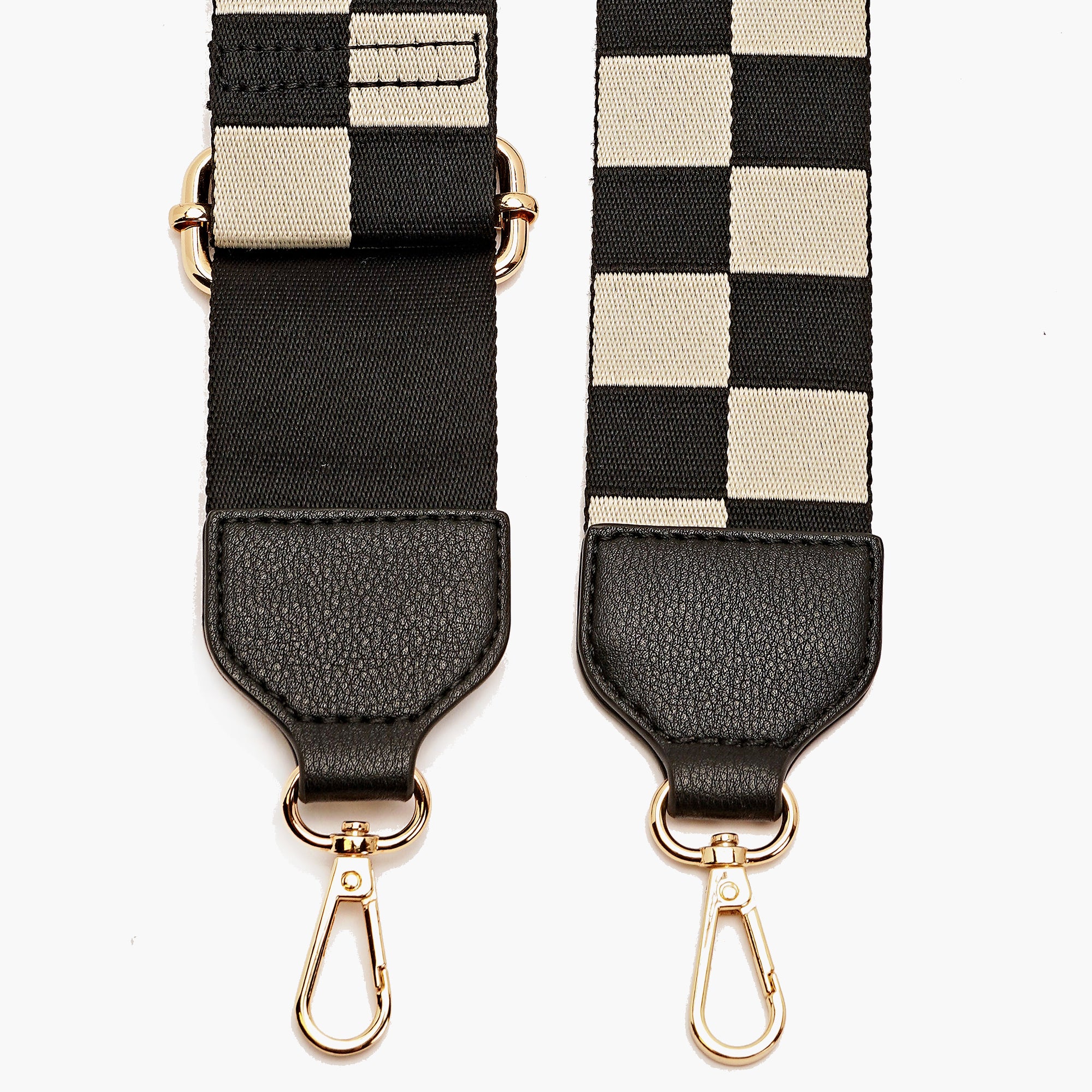 Checker Print Adjustable Strap