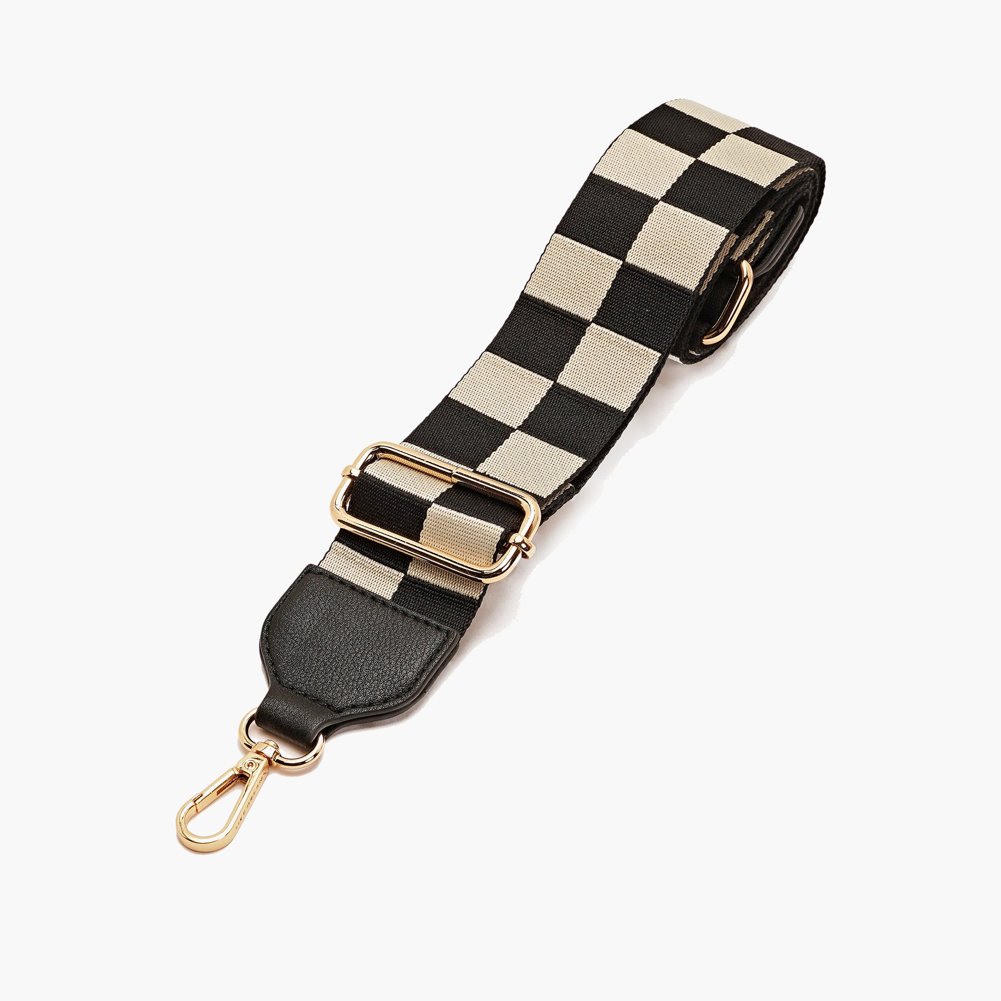 Checker Print Adjustable Strap