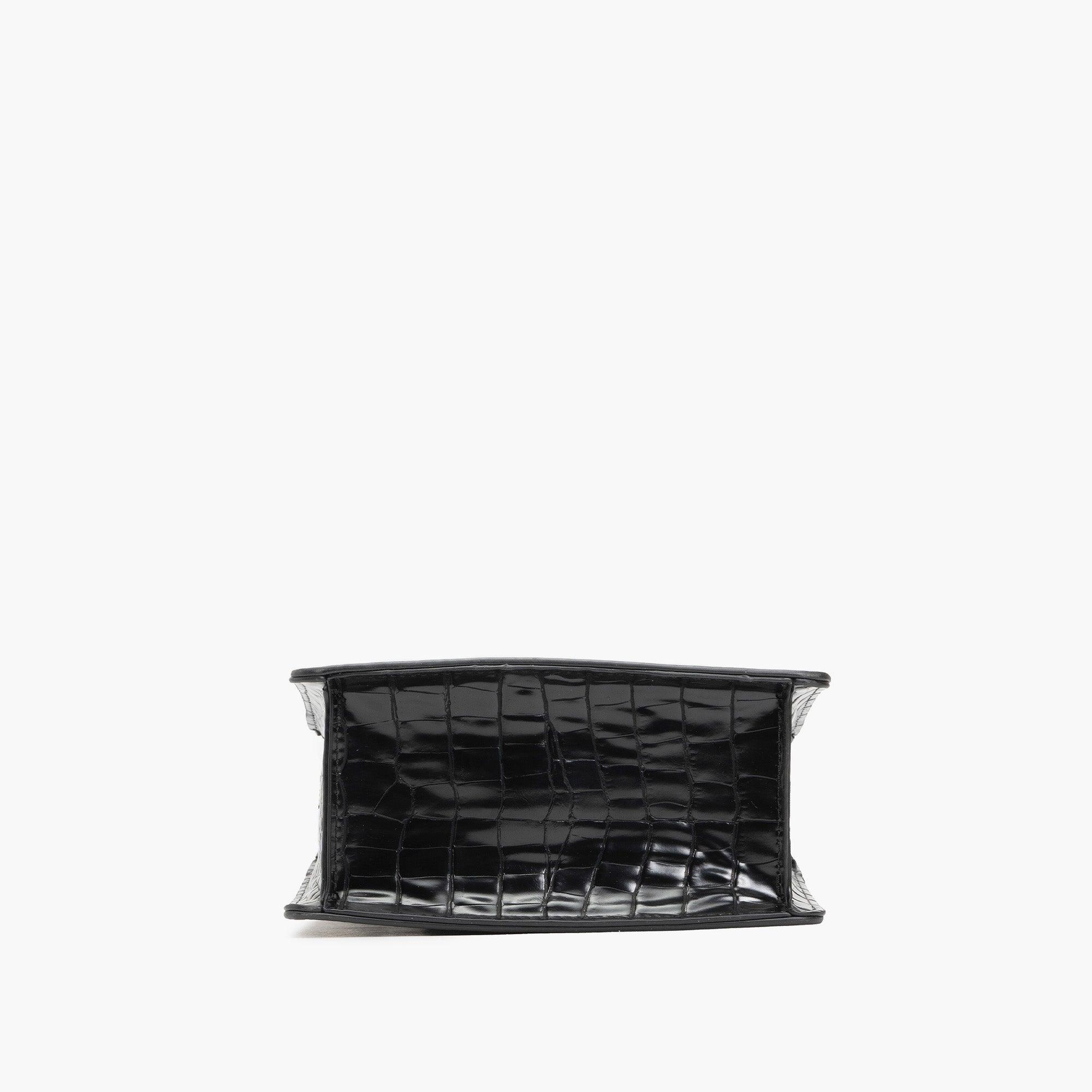 Kenzie Chain Vegan Croc Crossbody