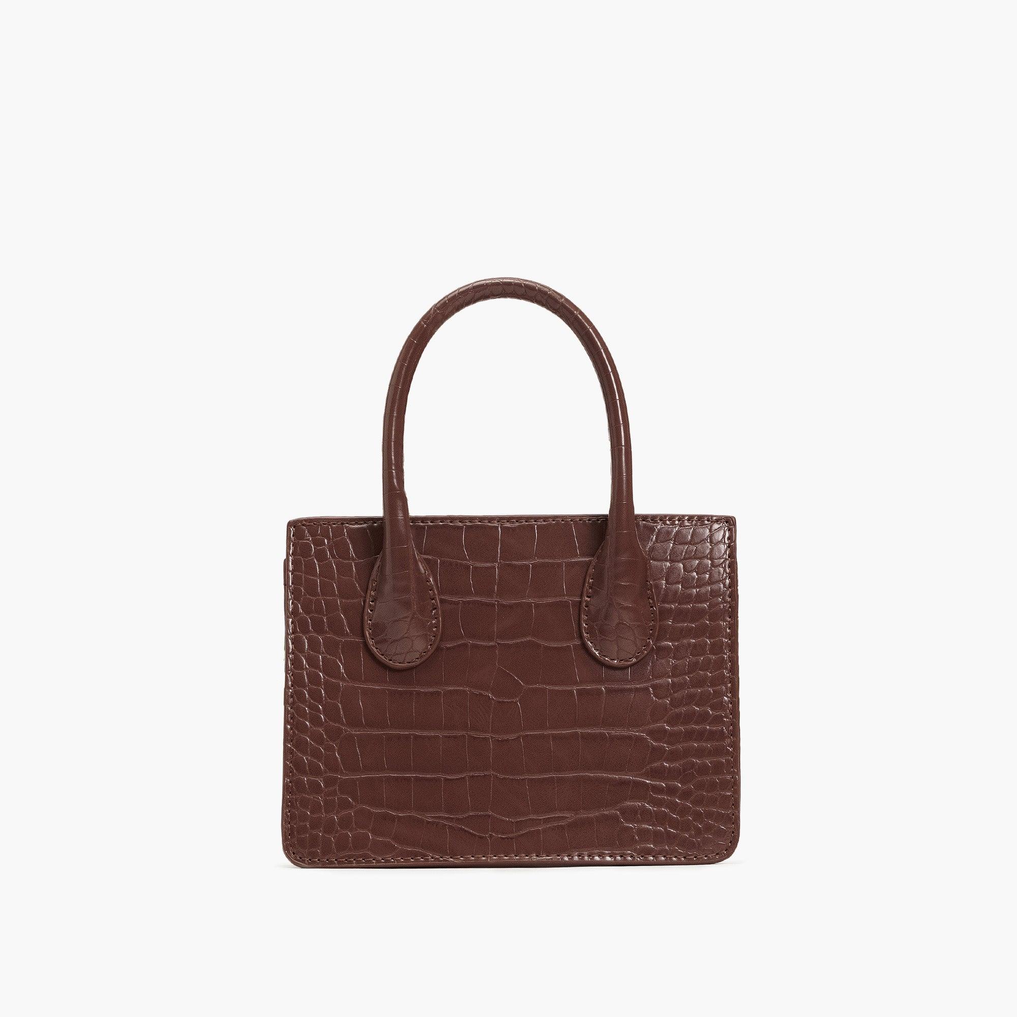 Kenzie Chain Vegan Croc Crossbody