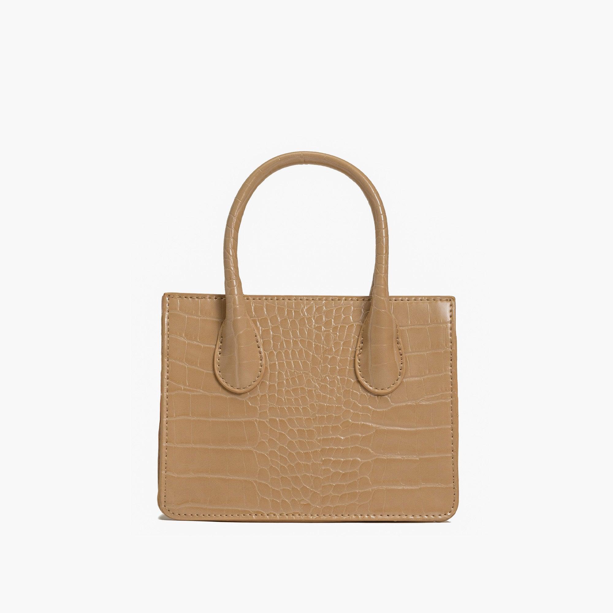 Kenzie Chain Vegan Croc Crossbody