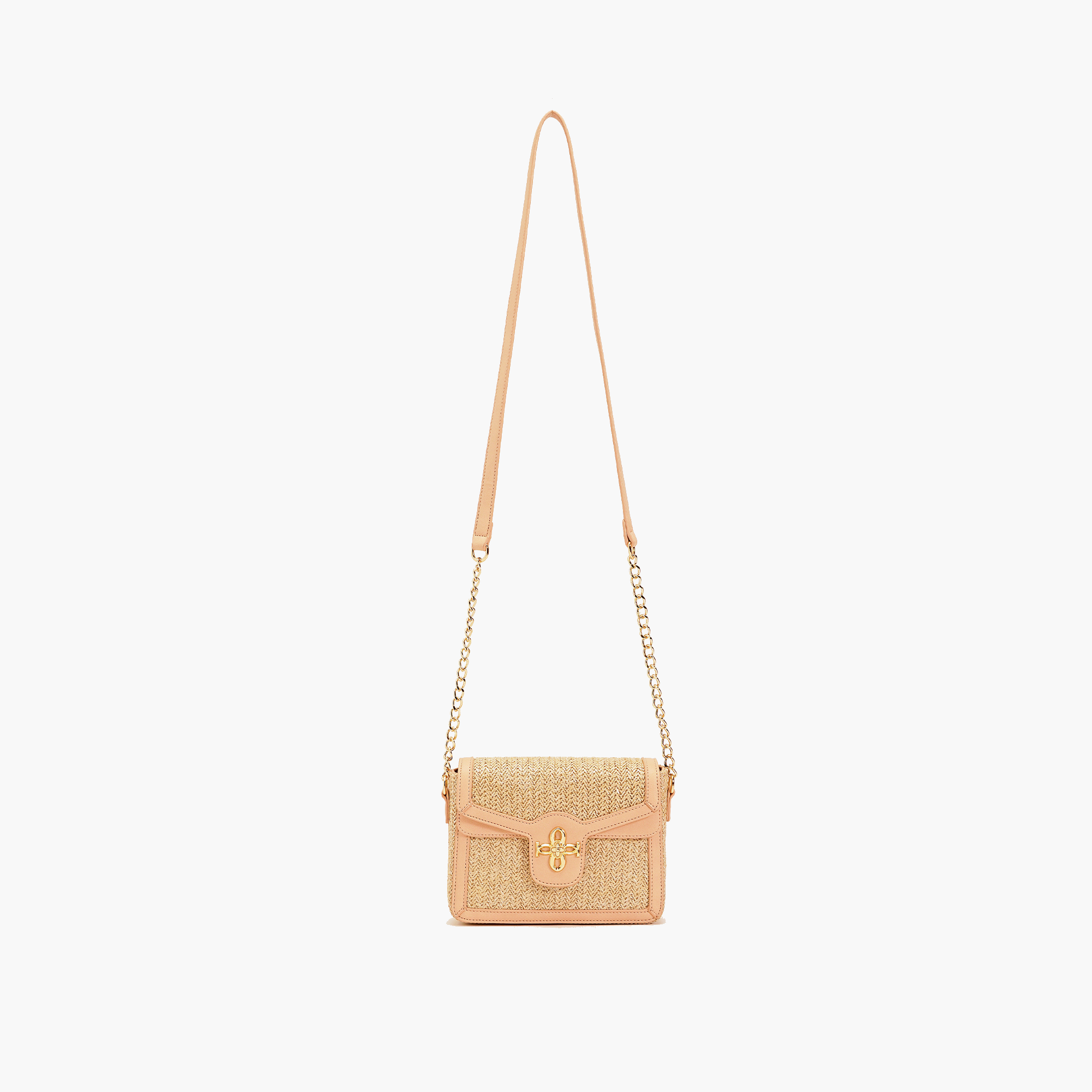 Sonny Two-Tone Chain Crossbody