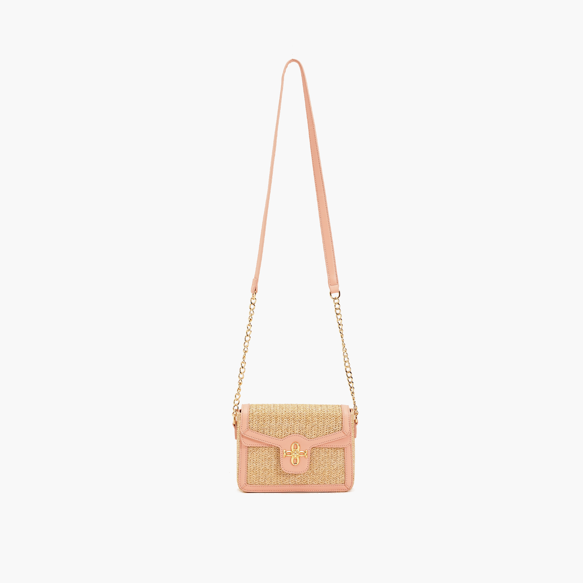 Sonny Two-Tone Chain Crossbody